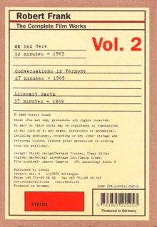 Image for Robert Frank: The Complete Film Works Vol. 2