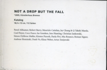 Image for Not a Drop But the Fall