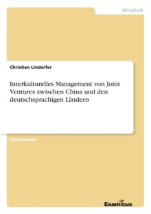 Image for Interkulturelles Management von Joint Ventures zwischen China und den deutschsprachigen Landern