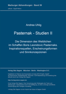 Pasternak-Studien II