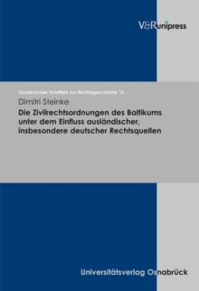 Image for OsnabrA"cker Schriften zur Rechtsgeschichte.