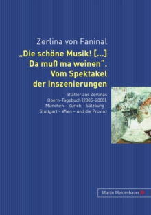 Schoene Musik. Da Muss Ma Weinen