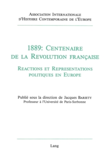 1889: Centenaire de la Revolution francaise
