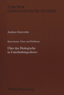 Ueber das Dialogische in Unterhaltungsshows