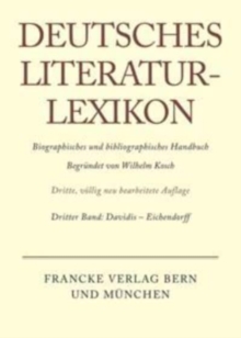 Image for Deutsches Literatur-Lexikon, Band 3, Davidis - Eichendorff