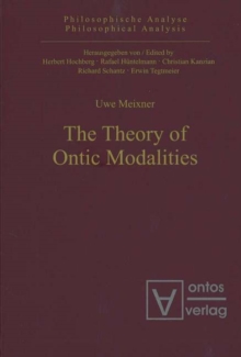 Image for Theory of Ontic Modalities