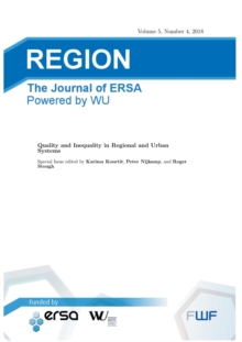 Image for Quality and Inequality in Regional and Urban Systems