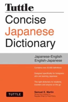 Image for Tuttle concise Japanese dictionary  : Japanese-English English-Japanese