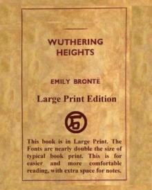 Image for Wuthering Heights Emily Bronte - Large Print Edition