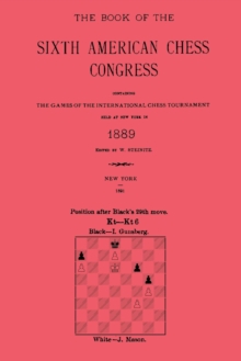Image for Sixth American Chess Congress, New York 1889