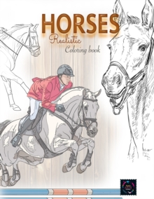 Image for Realistic horses coloring book
