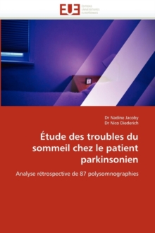 Image for  tude Des Troubles Du Sommeil Chez Le Patient Parkinsonien