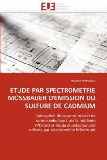 Image for Etude Par Spectrometrie M ssbauer d''emission Du Sulfure de Cadmium