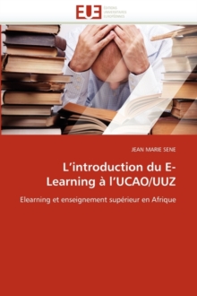 Image for L Introduction Du E-Learning   L Ucao/Uuz