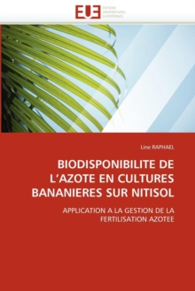 Image for Biodisponibilite de l''azote En Cultures Bananieres Sur Nitisol