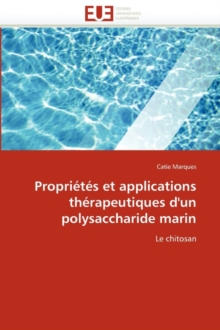 Image for Propri t s Et Applications Th rapeutiques d''un Polysaccharide Marin