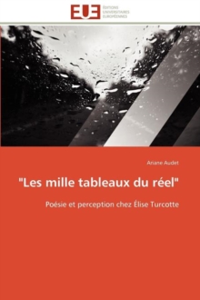 Image for "les Mille Tableaux Du R el"