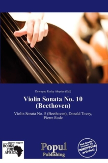 Image for Violin Sonata No. 10 (Beethoven)