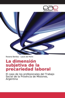 Image for La dimension subjetiva de la precariedad laboral