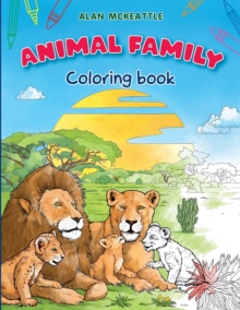 Image for Animal Family Coloring Book