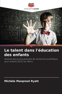 Image for Le talent dans l'education des enfants