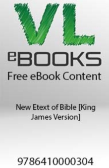 Image for New Etext of Bible [King James Version]