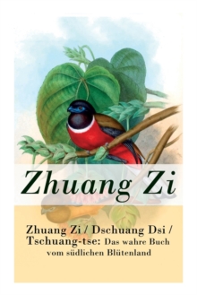 Image for Zhuang Zi / Dschuang Dsi / Tschuang-tse