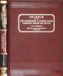 Image for Grammar of the Teloogoo Language