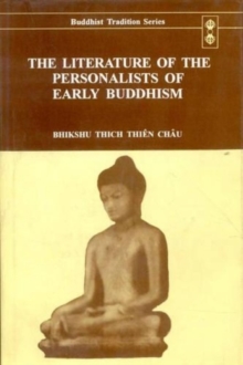 Image for The Literature of the Personalists of Early Buddhism