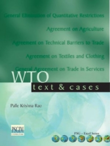 Image for WTO : Text and Cases
