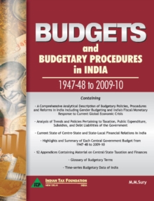 Image for Budgets & Budgetary Procedures in India -- 1947-48 to 2009-10