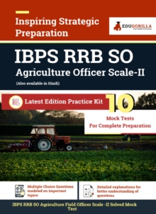 Image for IBPS RRB SO Agriculture Field Officer Scale-II 8 Full-Length Mock Tests + 18 Sectional Tests Latest Edition Practice Kit