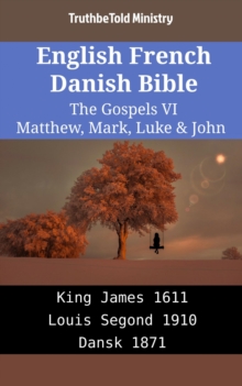 Image for English French Danish Bible - The Gospels VI - Matthew, Mark, Luke & John: King James 1611 - Louis Segond 1910 - Dansk 1871