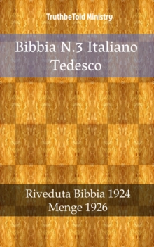 Image for Bibbia N.3 Italiano Tedesco: Riveduta Bibbia 1924 - Menge 1926.