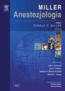 Image for Miller. Anestezjologia tom. 1