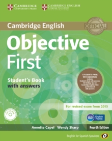 Image for Objective First for Spanish Speakers Self-Study Pack (Student's Book with Answers, Class CDs (3))