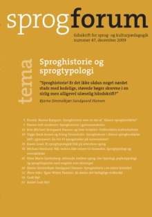 Image for Sproghistorie Og Sprogtypologi