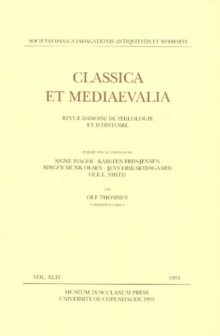 Classica et Mediaevalia