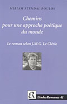 Image for Chemins pour une approche poetique du monde : Le roman selon J M G Le Clezio