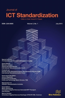 Image for Journal of Ict Standardization 3-1 : QoS and Network Crawling