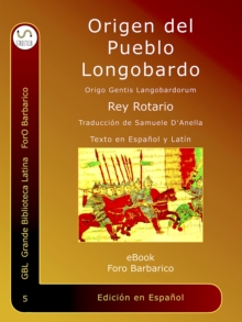 Image for Origen Del Pueblo Longobardo: Origo Gentis Langobardorum