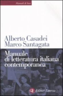 Image for Manuale di lettertura italiana contemporanea