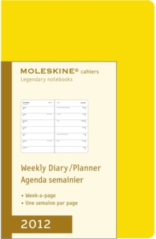 Image for 2012 Moleskine Cahier Weekly Pocket Diary Maize