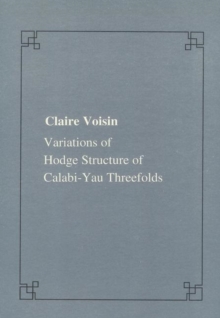 Image for Variations of Hodges structure of Calabi-Yau threefolds