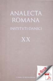 Image for Analecta Romana Instituti Danici, Xx (1992).