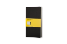 Moleskine Squared Cahier L – Black Cover (3 Set)