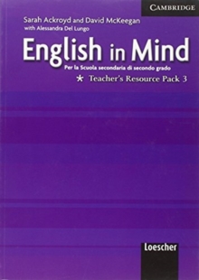 Image for English in Mind 3 Teacher's Resource Pack Italian Edition