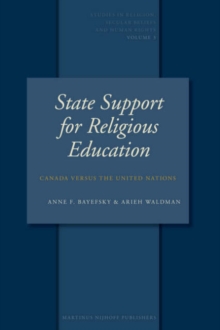 Image for State Support for Religious Education