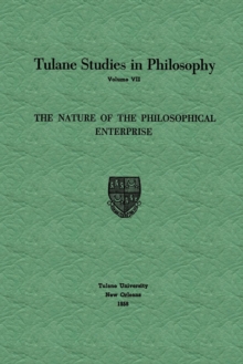 Image for The Nature of the Philosophical Enterprise