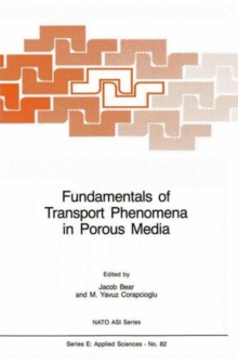 Image for Fundamentals of Transport Phenomena in Porous Media